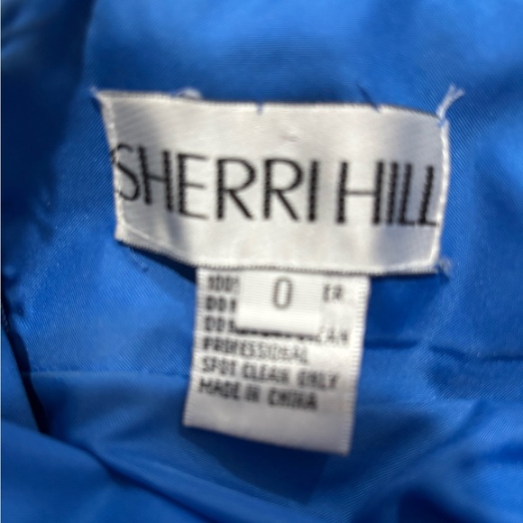 Sherri Hill Peacock Short Dress guaranteed Authentic style 56484 size 0 - Picture 4 of 9